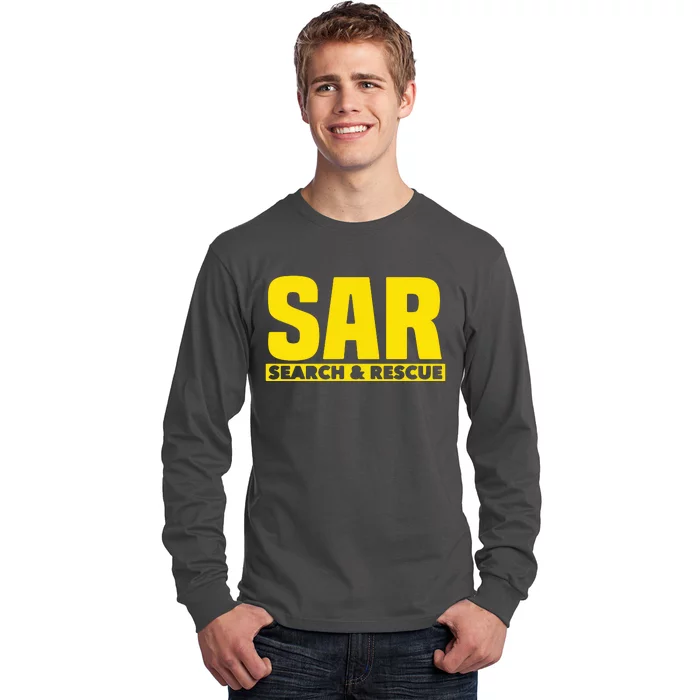 Search Rescue Crew SAR Emergency Response Team Long Sleeve Shirt