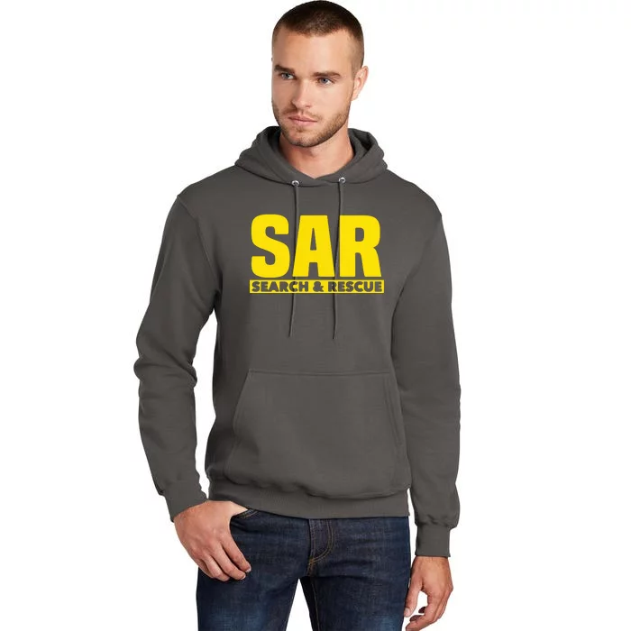 Search Rescue Crew SAR Emergency Response Team Tall Hoodie