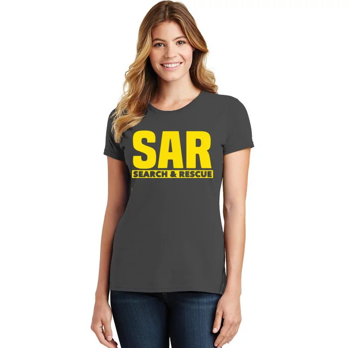 Search Rescue Crew SAR Emergency Response Team Women's T-Shirt