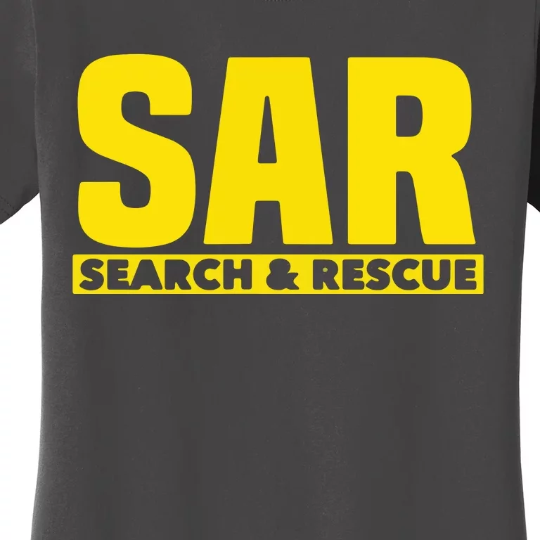 Search Rescue Crew SAR Emergency Response Team Women's T-Shirt