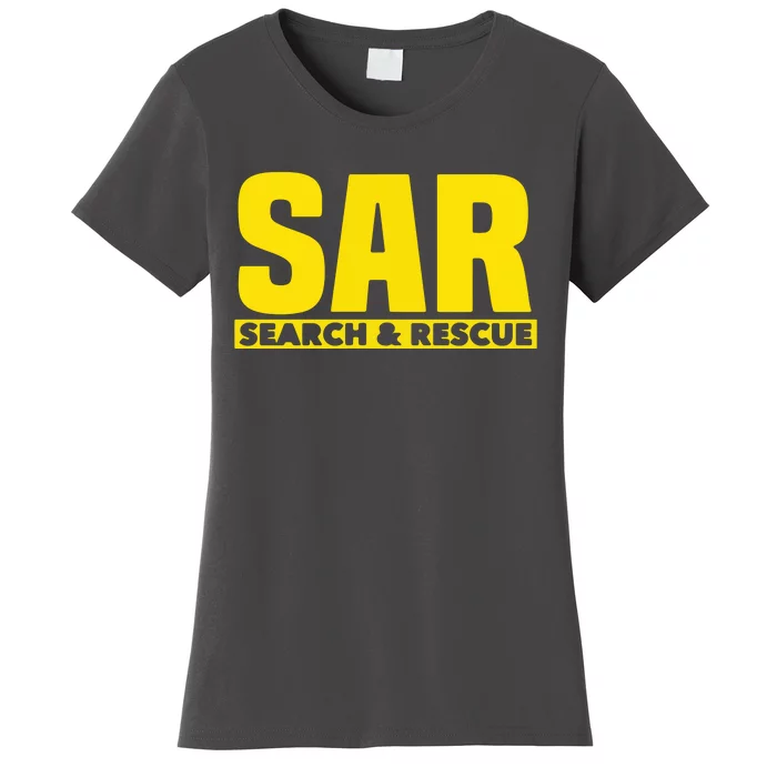 Search Rescue Crew SAR Emergency Response Team Women's T-Shirt