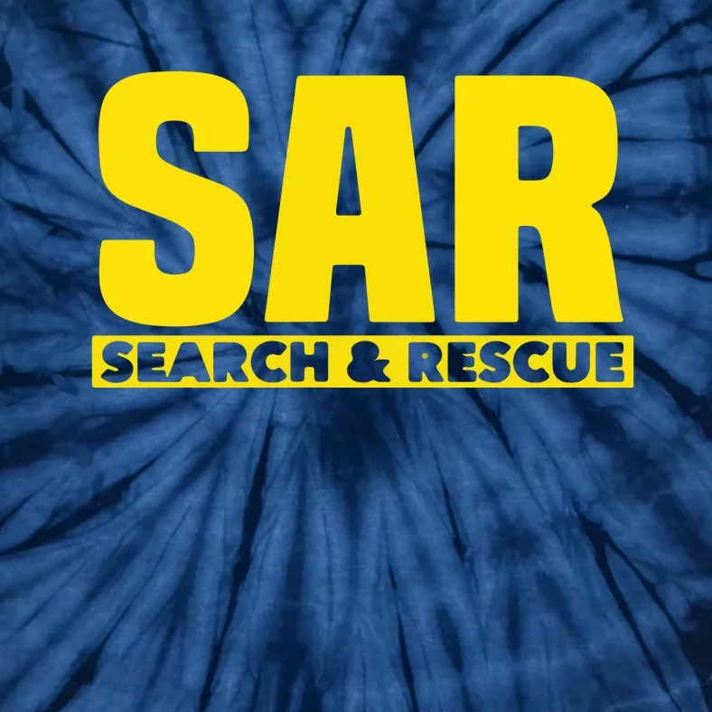 Search Rescue Crew SAR Emergency Response Team Tie-Dye T-Shirt