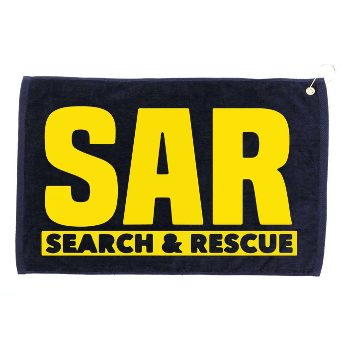 Search Rescue Crew SAR Emergency Response Team Grommeted Golf Towel