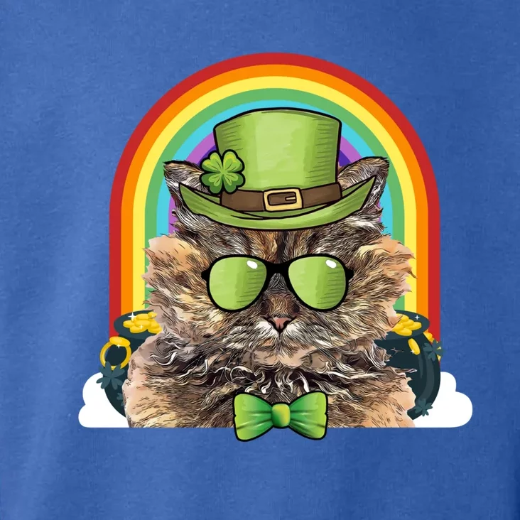 Selkirk Rex Cat Leprechaun Funny St Patricks Day Cute Gift Toddler Hoodie