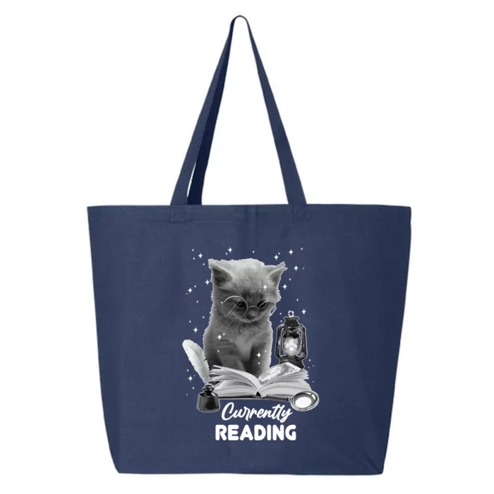 Summer Reading Currently Reading Cat Reading A Book Bookish Cool Gift 25L Jumbo Tote