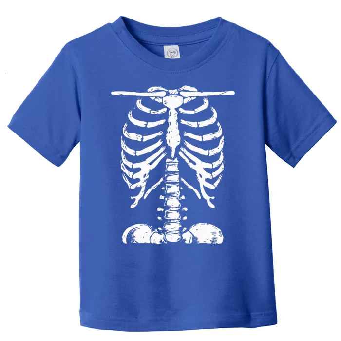 Skeleton Rib Cage Gifts Halloween Costume Skeleton Toddler T-Shirt