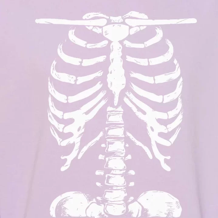 Skeleton Rib Cage Gifts Halloween Costume Skeleton Garment-Dyed Sweatshirt