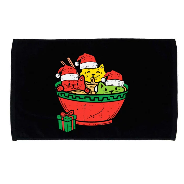 Santa Ra Cats Anime Christmas Xmas Girl Microfiber Hand Towel