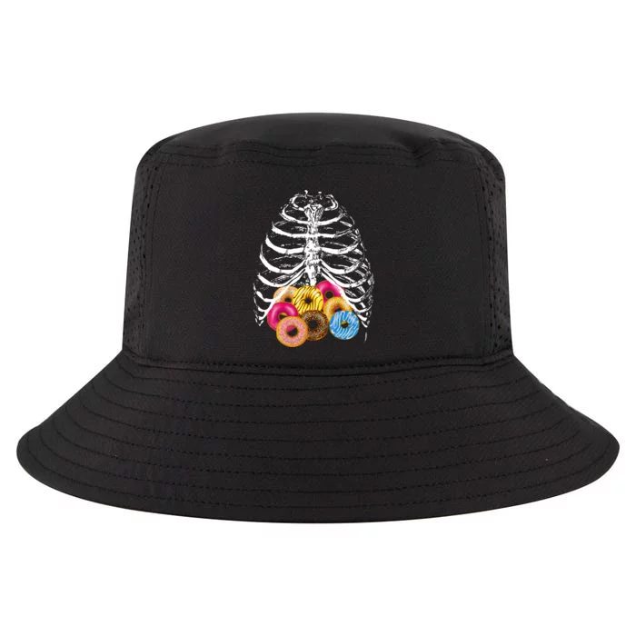 Skeleton Rib Cage Donuts Cool Comfort Performance Bucket Hat