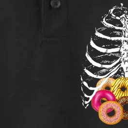 Skeleton Rib Cage Donuts Dry Zone Grid Performance Polo