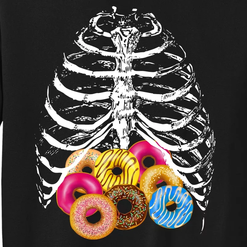 Skeleton Rib Cage Donuts Tall Sweatshirt