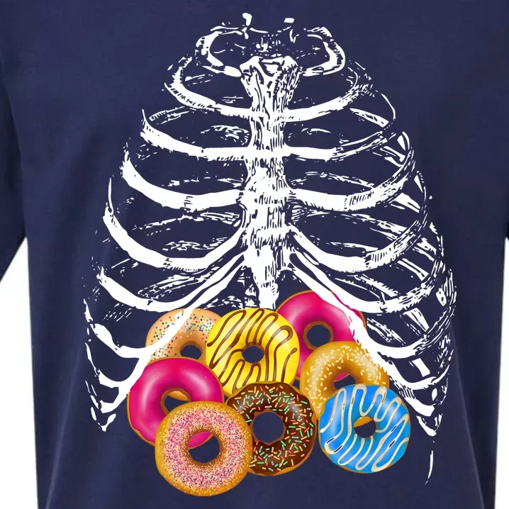 Skeleton Rib Cage Donuts Sueded Cloud Jersey T-Shirt