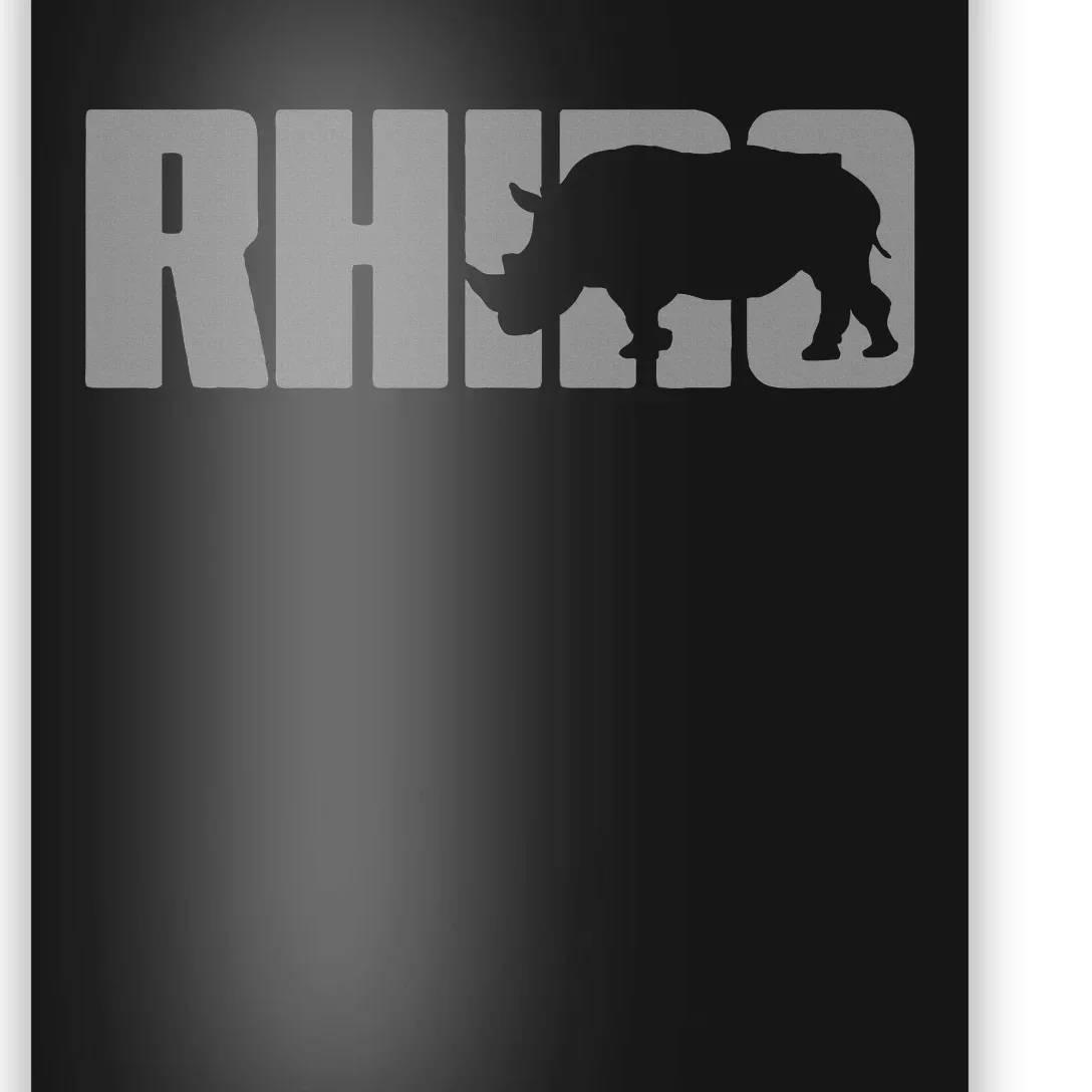 Save Rhino Clothing Rhino Rhinoceros Poster