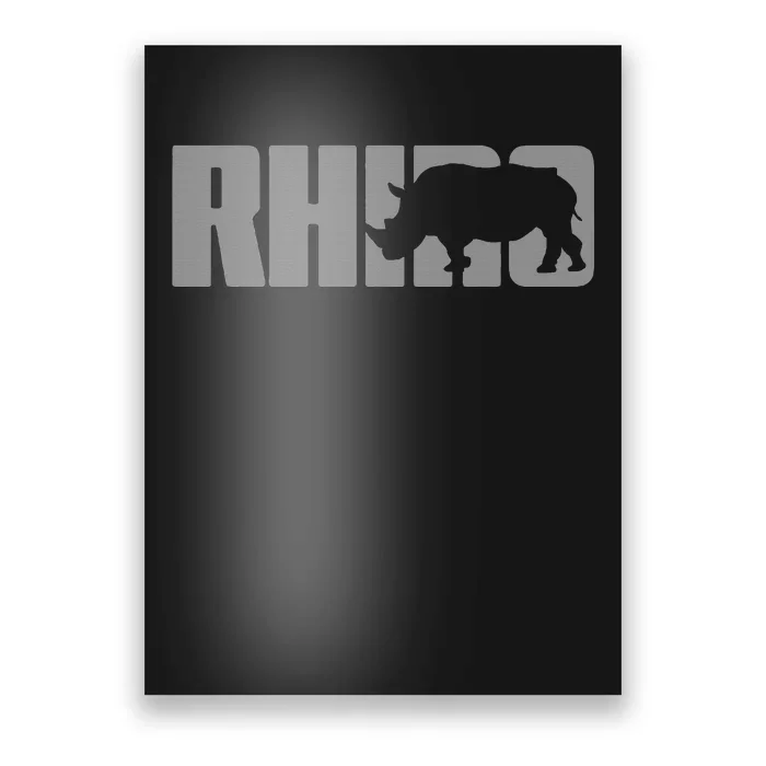 Save Rhino Clothing Rhino Rhinoceros Poster