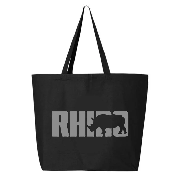 Save Rhino Clothing Rhino Rhinoceros 25L Jumbo Tote