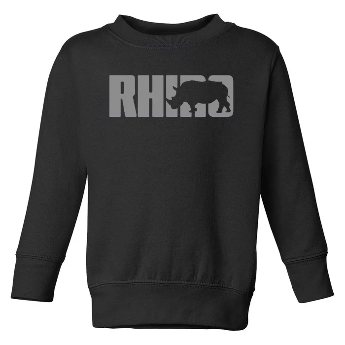 Save Rhino Clothing Rhino Rhinoceros Toddler Sweatshirt