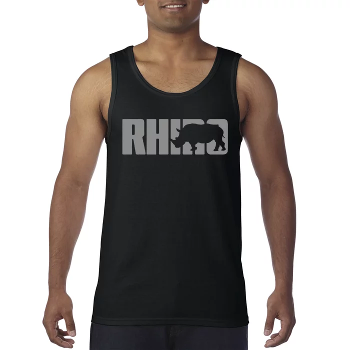 Save Rhino Clothing Rhino Rhinoceros Tank Top