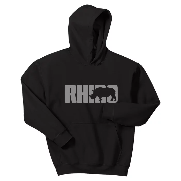 Save Rhino Clothing Rhino Rhinoceros Kids Hoodie