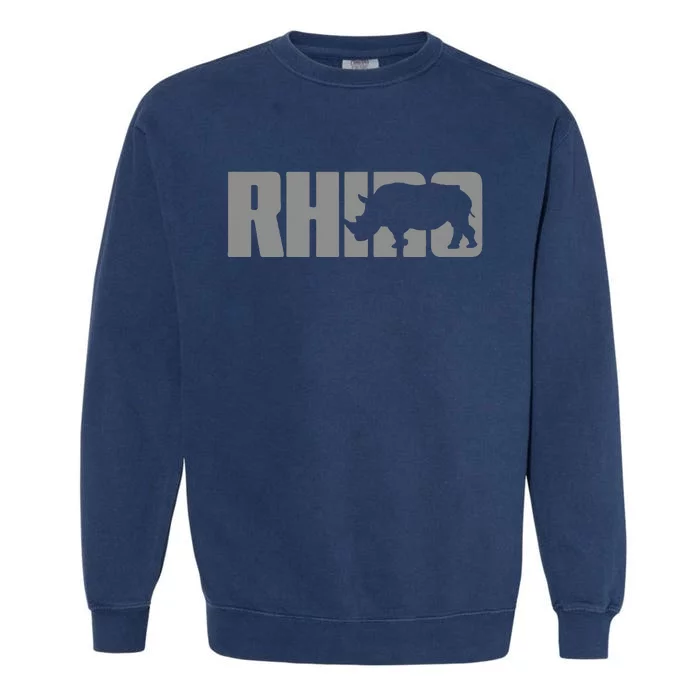 Save Rhino Clothing Rhino Rhinoceros Garment-Dyed Sweatshirt