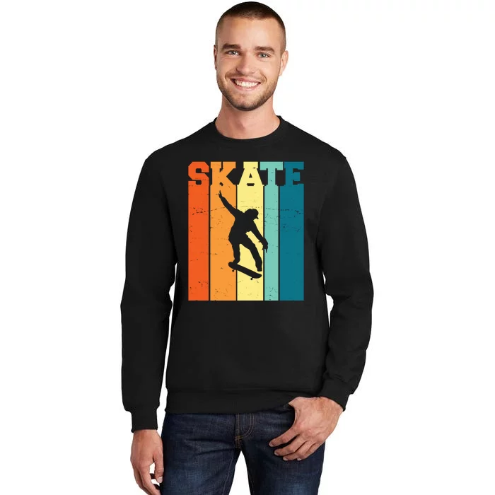 Skate Retro Colorful Sunset Sweatshirt