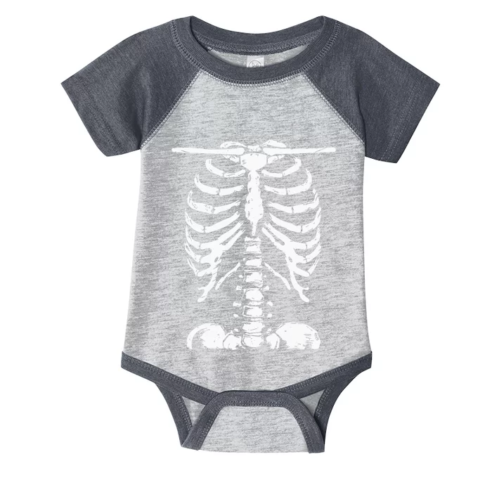 Skeleton Rib Cage Gifts Men Women Halloween Costume Infant Baby Jersey Bodysuit