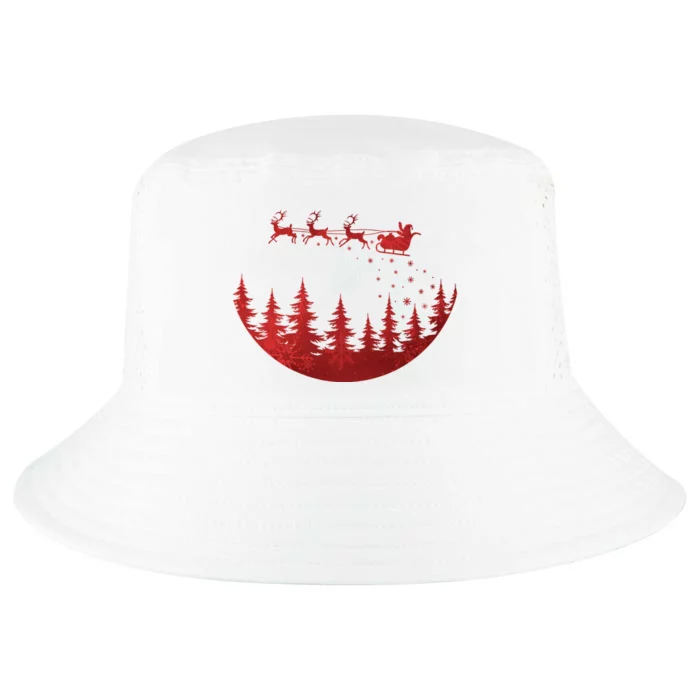 Santa Reindeer Christmas Festive Cool Comfort Performance Bucket Hat