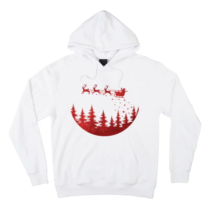 Santa Reindeer Christmas Festive Hoodie