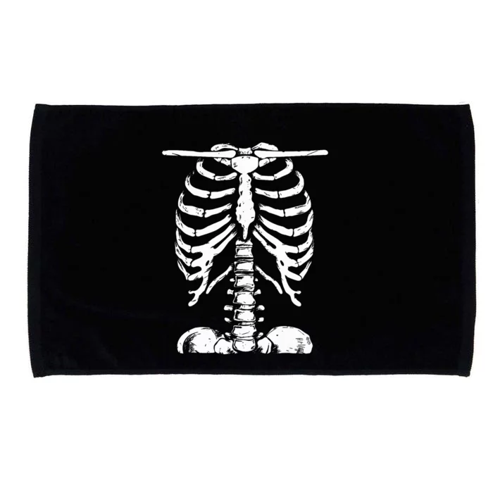 Skeleton Rib Cage Women Halloween Costume Skeleton Microfiber Hand Towel