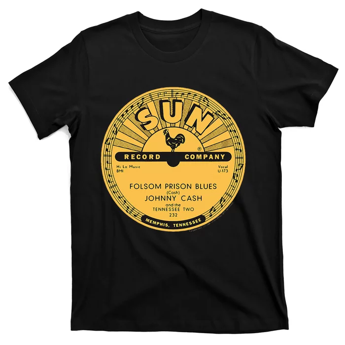 Sun Record Cash Folsom Prison Blues T-Shirt