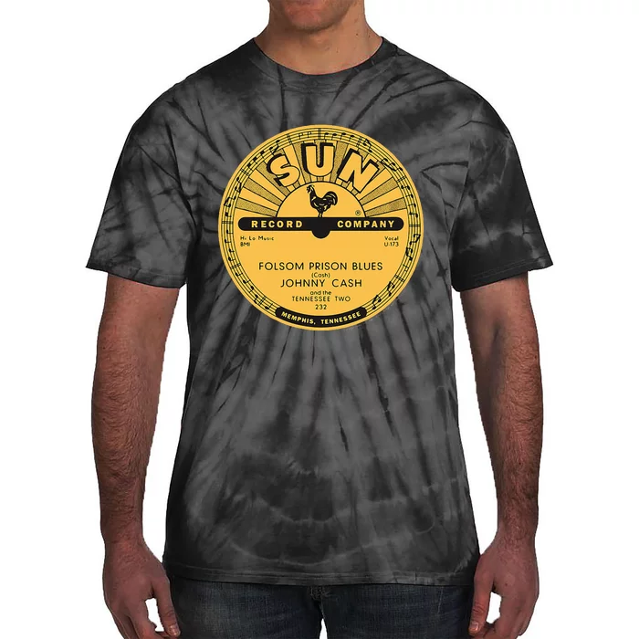 Sun Record Cash Folsom Prison Blues Tie-Dye T-Shirt