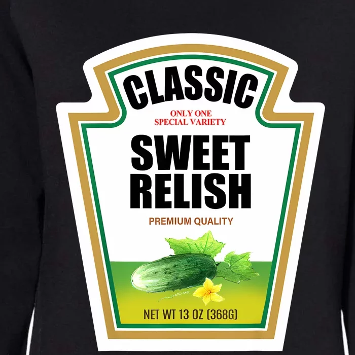 Sweet Relish Condiment Group Halloween Costume Womens California Wash Sweatshirt