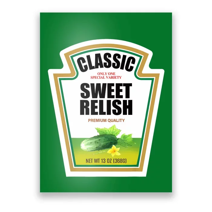 Sweet Relish Condiment Group Halloween Costume Poster