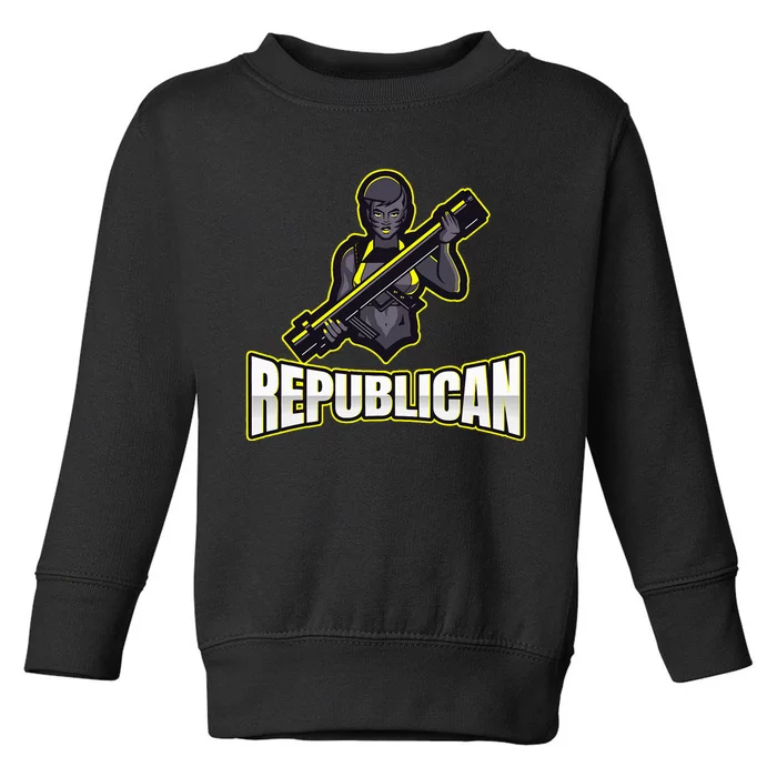 Strategic Republican Commander Toddler Sweatshirt