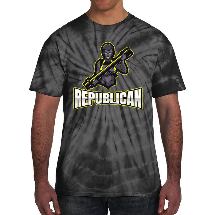 Strategic Republican Commander Tie-Dye T-Shirt