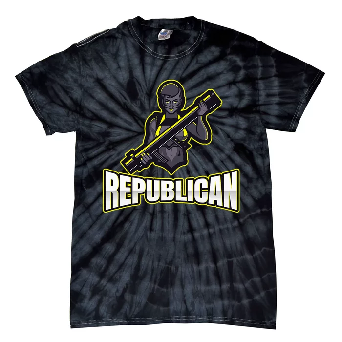 Strategic Republican Commander Tie-Dye T-Shirt