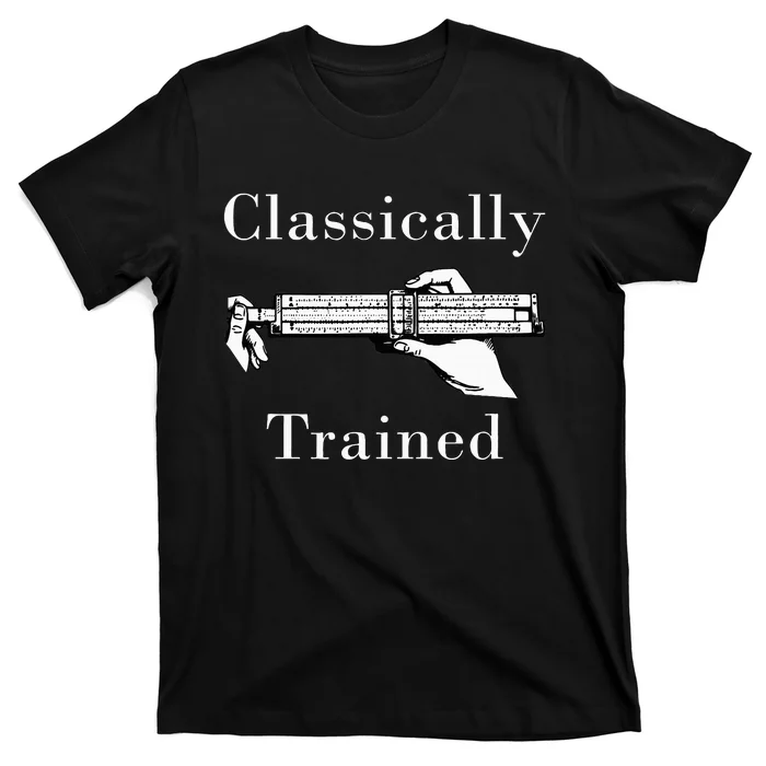 Slide Rule Classically Trained Student Instrument T-Shirt