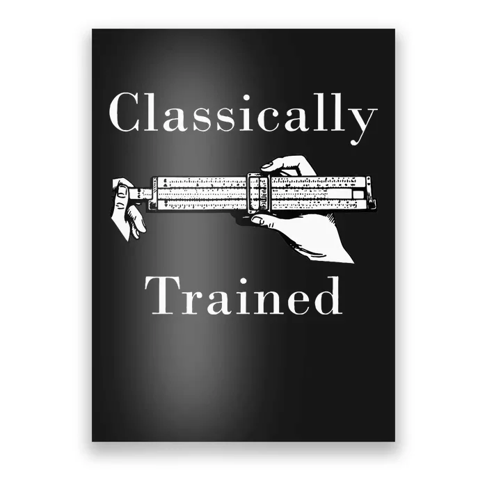 Slide Rule Classically Trained Student Instrument Poster