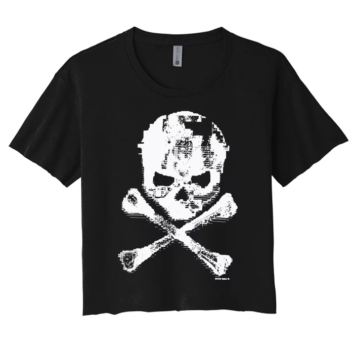 Stray Rats Digi Skull Women's Crop Top Tee