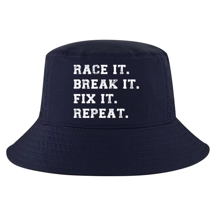 Street Racing Drag Race It Break It Fix It Auto Mechanic Gift Cool Comfort Performance Bucket Hat