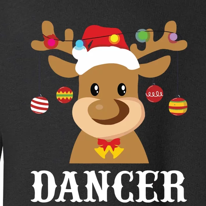 Santa Reindeer Dancer Xmas Group Costume Toddler Sweatshirt