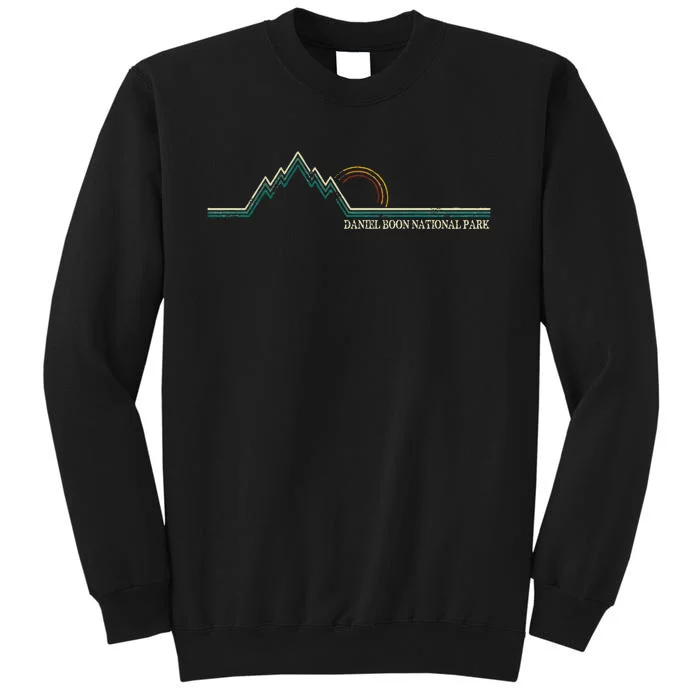 Summer Retro Daniel Boone National Forest Kentucky Tall Sweatshirt