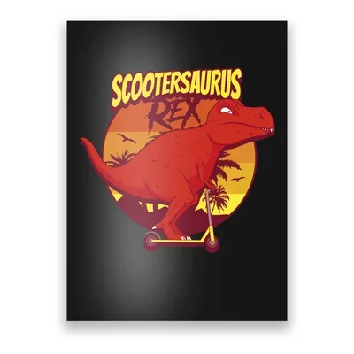 History Repeating Dinosaur Poster