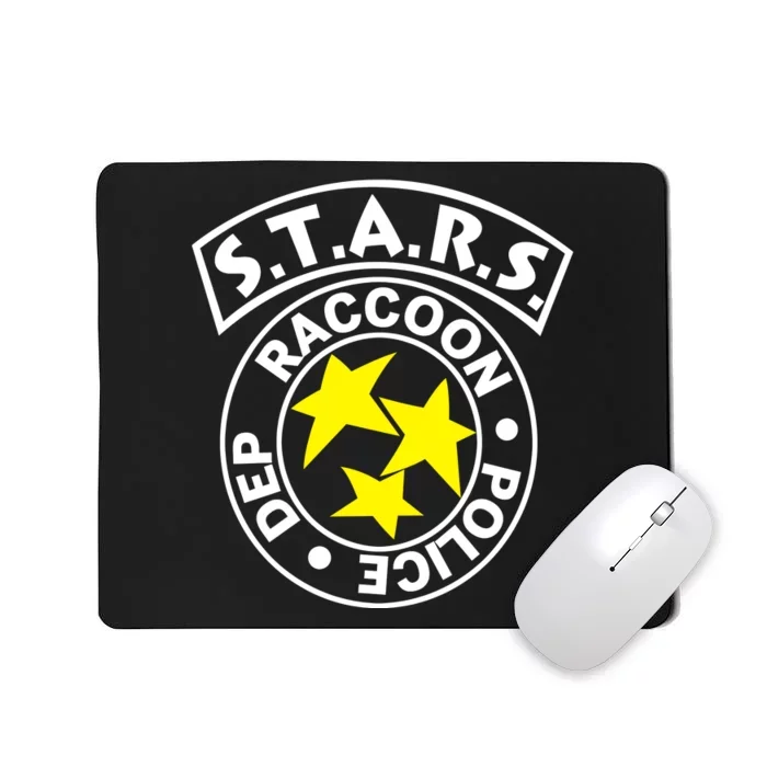 Stars Raccoon Dep Police Mousepad