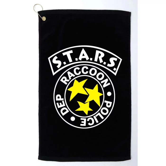 Stars Raccoon Dep Police Platinum Collection Golf Towel