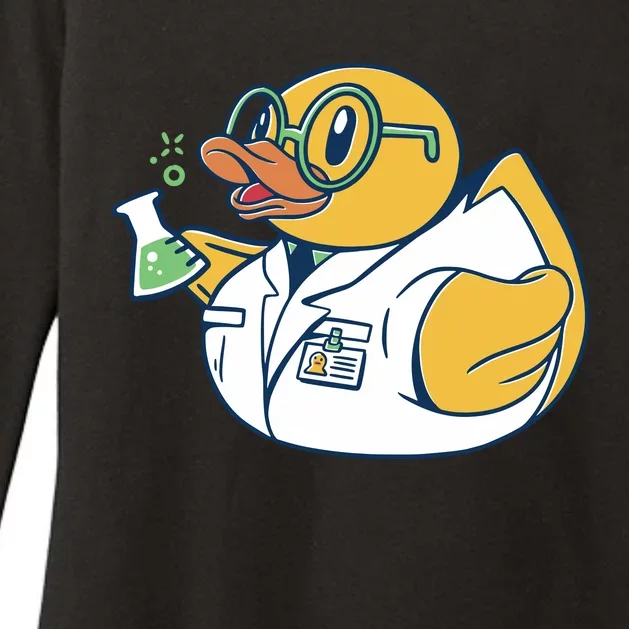 Scientist Rubber Duck Chemist Womens CVC Long Sleeve Shirt