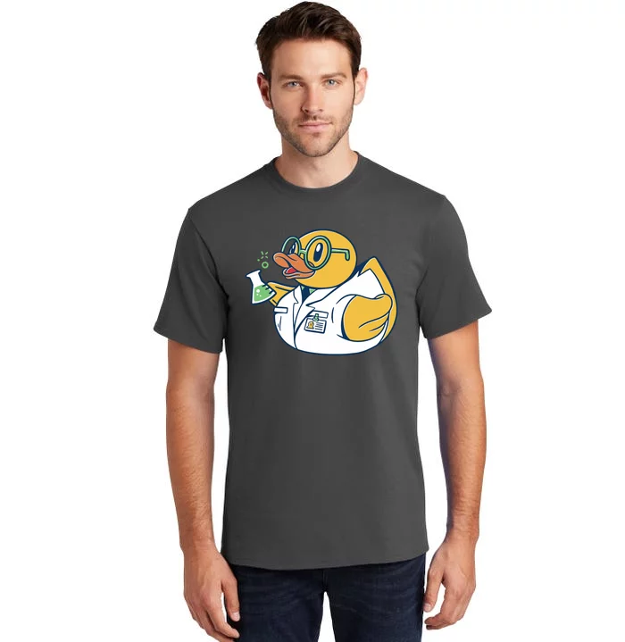 Scientist Rubber Duck Chemist Tall T-Shirt