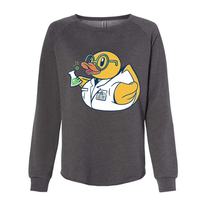 Scientist Rubber Duck Chemist Womens California Wash Sweatshirt