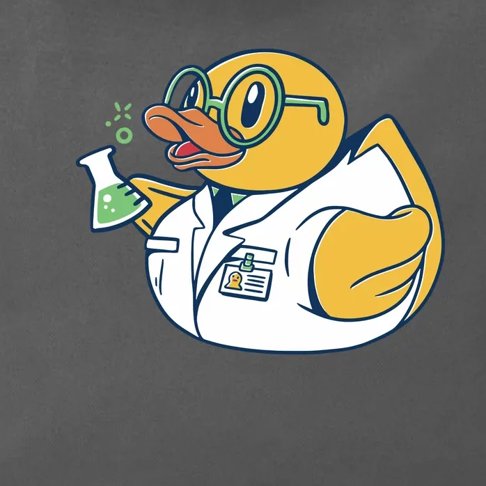 Scientist Rubber Duck Chemist Zip Tote Bag