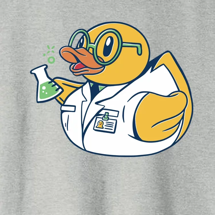 Scientist Rubber Duck Chemist Women's Crop Top Tee