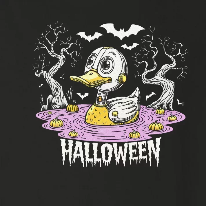 Spooky Rubber Duck Halloween Custome Cool Duckling Lover Toddler Long Sleeve Shirt